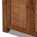 Tilda 6 Door Burl Sideboard - Warm Aged Ash | shipping 10/28/2026