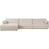 Toland Palma Cream 3-Piece Sectional Four Hands