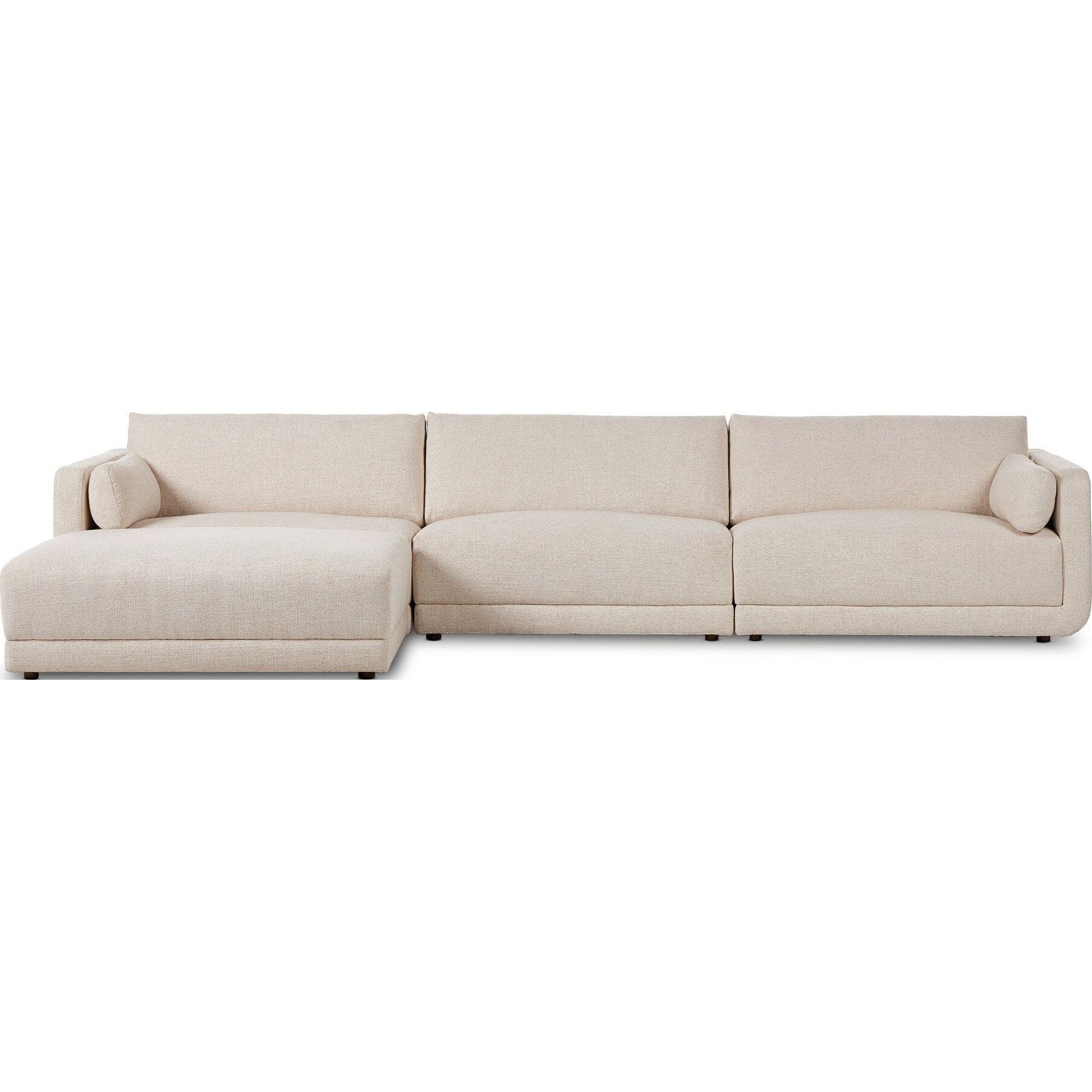 Toland Palma Cream 3-Piece Sectional Four Hands
