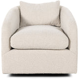 Topanga Knoll Natural Swivel Chair  Four Hands