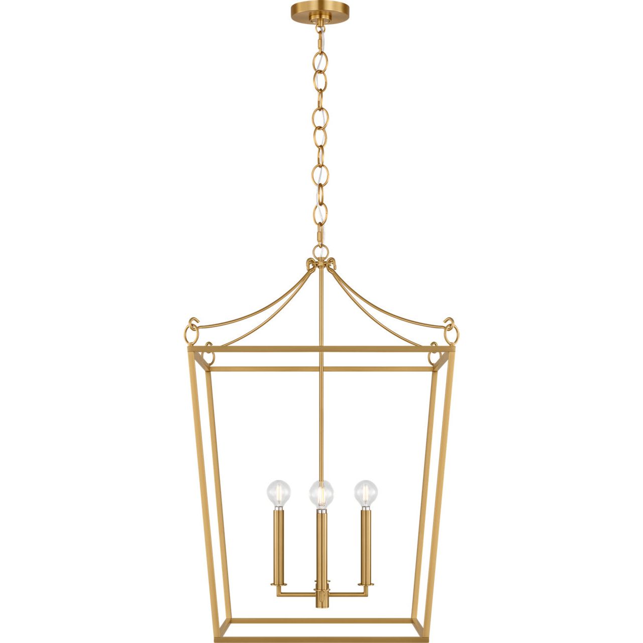 Burnished Brass Bulb(s) Not Included