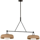 Aged Iron with Toast Stoneware Shade | shipping 11/06/2026