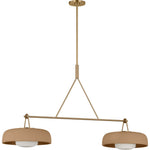 Estate Brass with Toast Stoneware Shade | shipping 11/12/2026