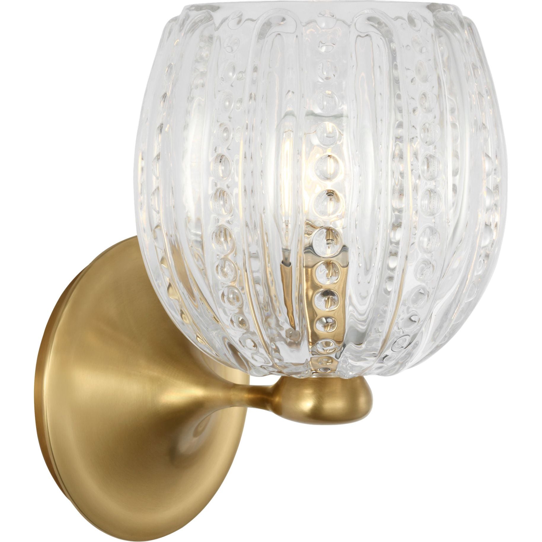 Hand-Rubbed Antique Brass with Clear Glass | shipping 11/01/2026