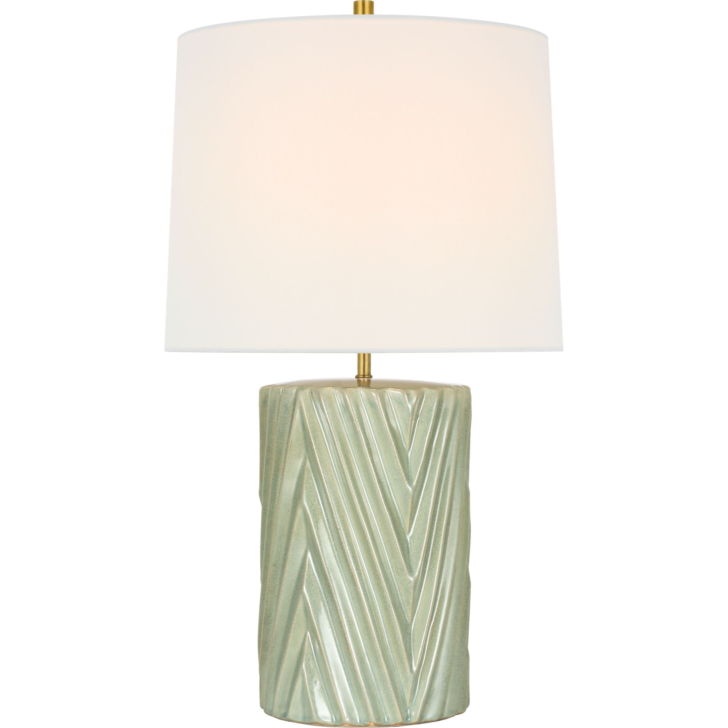 Celadon Crackle with Linen Shade | shipping 02/20/2027