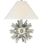 Silver Lustre with Linen Shade