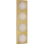 Antique-Burnished Brass with Alabaster | shipping 02/14/2027