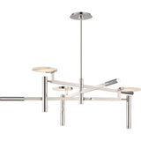 Polished Nickel with Alabaster