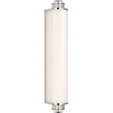 Polished Nickel with White Glass | shipping 10/17/2026