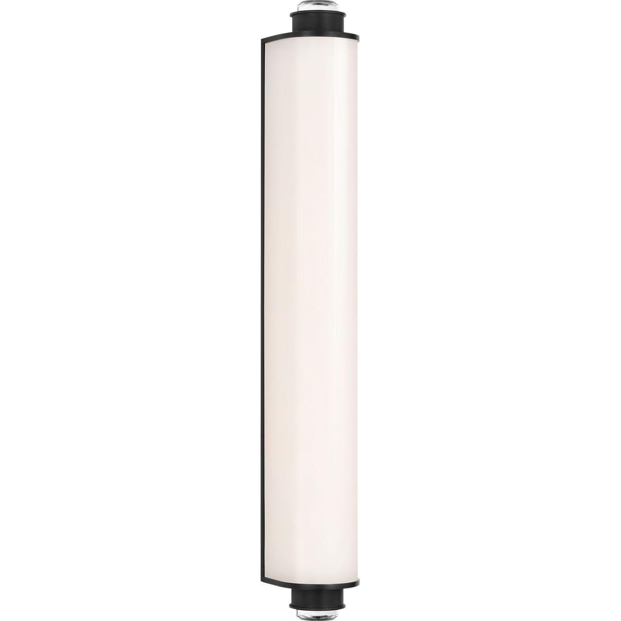 Bronze with White Glass