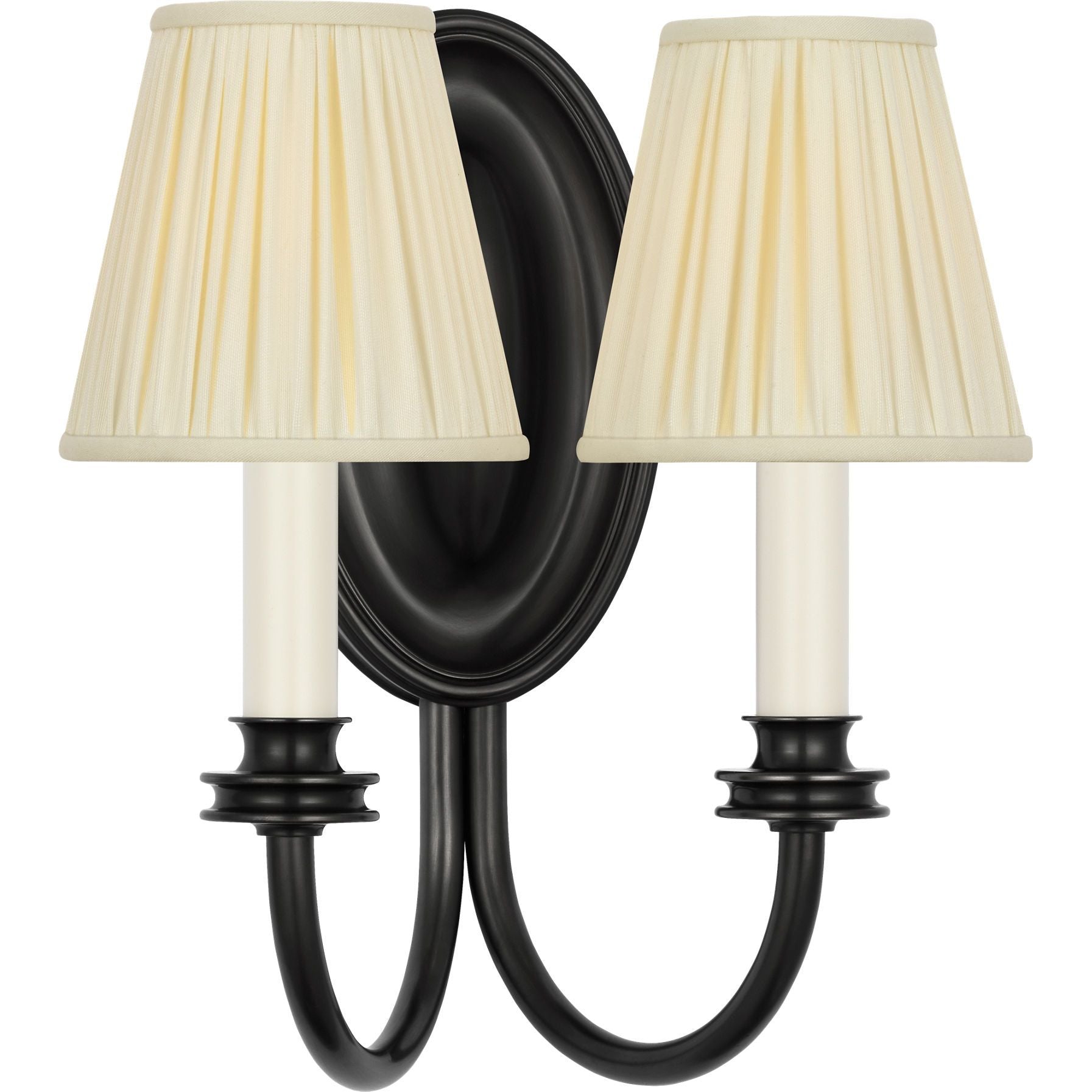 Bronze with Silk Pleated Shades | shipping 11/01/2026