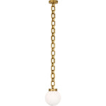 Soft Brass with White Glass | shipping 02/14/2027