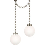Pewter with White Glass | shipping 11/16/2026