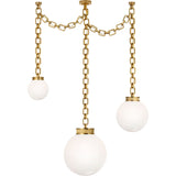 Soft Brass with White Glass | shipping 02/14/2027