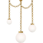 Soft Brass with White Glass | shipping 02/14/2027