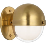 Natural Brass with Clear and White Glass | shipping 12/10/2026