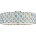 Polished Nickel with Schumacher Blue Aditi Shade | shipping 03/06/2027