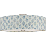 Polished Nickel with Schumacher Blue Aditi Shade | shipping 03/06/2027