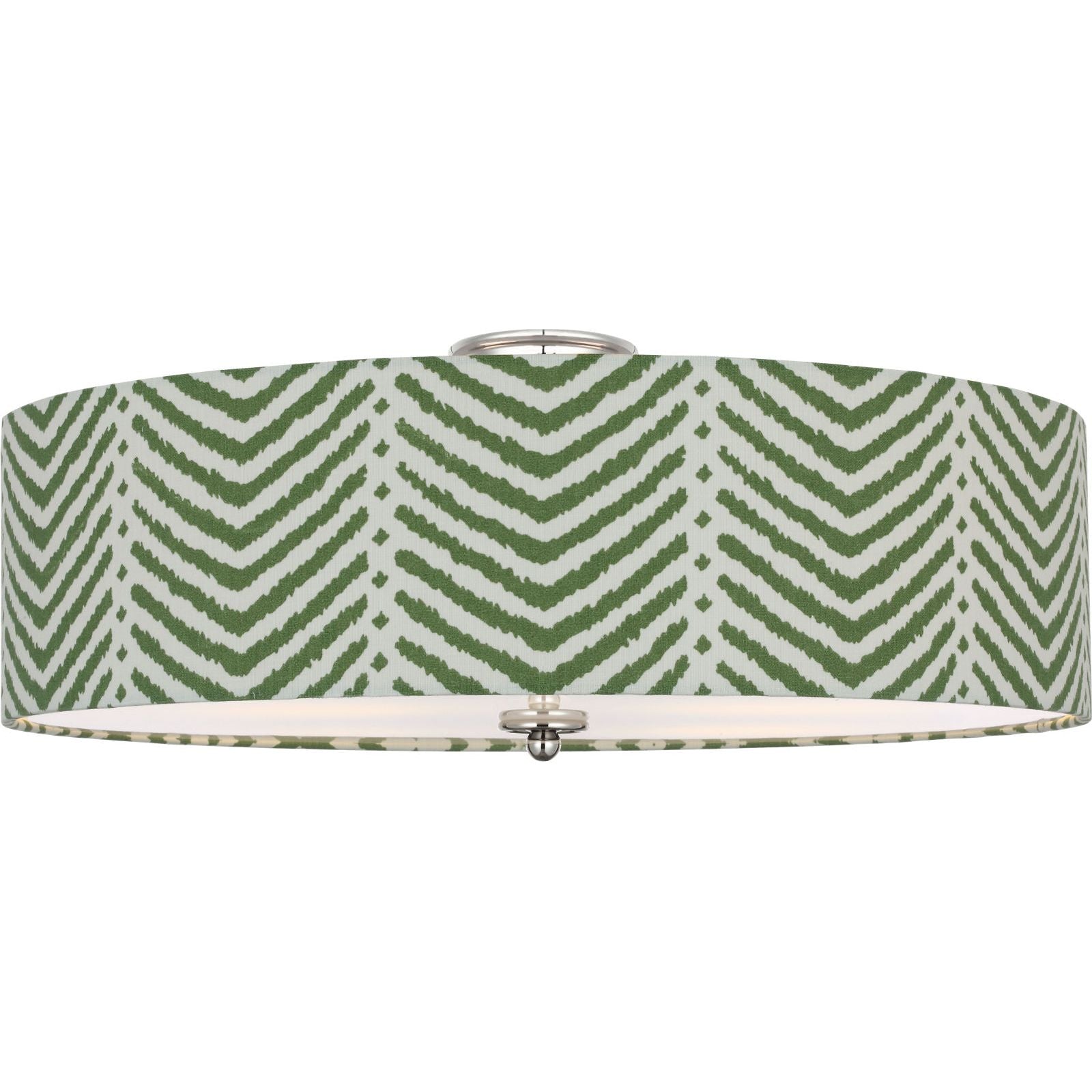 Polished Nickel with Schumacher Verde La Jolla Shade | shipping 03/06/2027