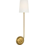 Hand-Rubbed Antique Brass with Linen Shade