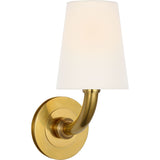 Hand-Rubbed Antique Brass with Linen Shade | shipping 11/01/2026