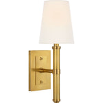 Hand-Rubbed Antique Brass with Linen Shade | shipping 11/01/2026