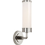 Polished Nickel with White Glass | please contact us for availability!