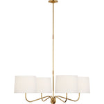 Hand-Rubbed Antique Brass with Linen Shades | shipping 12/16/2026