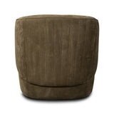 Valentine Swivel Chair - Nubuck Olive | shipping 01/15/2027
