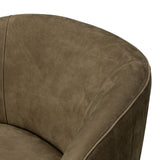 Valentine Swivel Chair - Nubuck Olive | shipping 01/15/2027