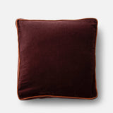 Velvet Piped Pillow Cover