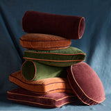Velvet Piped Pillow Cover