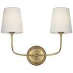 Featuring Vendome 16" Cordless Double Sconce Hand-Rubbed Antique Brass by Visual Comfort at Amethyst Home. Vendome 16" Cordless Double Sconce in Hand-Rubbed Antique Brass with Linen Shades
Overall Dimensions: 17.75" L x 17.75" W x 16.25" H Weight : 5 lbs.. Amethyst Home provides interior design, new construction, custom furniture, and area rugs in the Winter Garden metro area