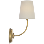 Featuring Vendome 16" Cordless Single Sconce Hand-Rubbed Antique Brass by Visual Comfort at Amethyst Home. Vendome 16" Cordless Single Sconce in Hand-Rubbed Antique Brass with Linen Shade
Overall Dimensions: 5.5" L x 5.5" W x 14.25" HWeight : 3 lbs.. Amethyst Home provides interior design, new construction, custom furniture, and area rugs in the Tampa metro area