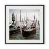Venice Gondolas by Slim Aarons - Black Maple