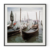 Venice Gondolas by Slim Aarons - Black Maple