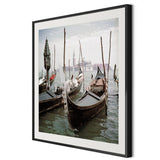 Venice Gondolas by Slim Aarons - Black Maple