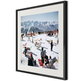 Verbier Vacation by Slim Aarons - Black Maple