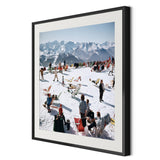 Verbier Vacation by Slim Aarons - Black Maple