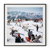 Verbier Vacation by Slim Aarons - Black Maple