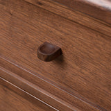Vincent Media Console With Record Storage - Dark Brown Walnut Veneer | shipping 09/15/2026