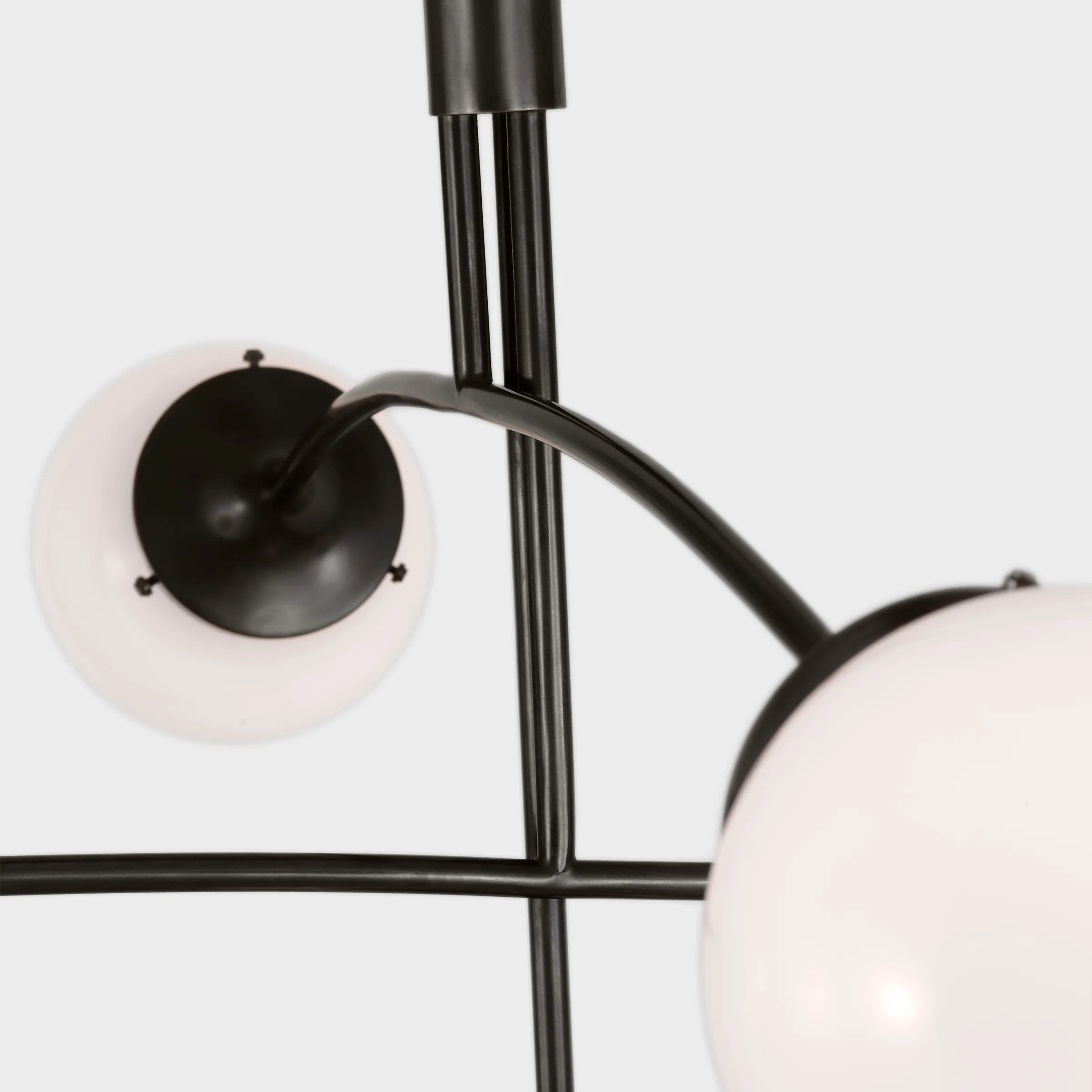 Featuring Prescott Medium Mobile Chandelier by Visual Comfort at Amethyst Home. We find art in a chandelier with the arms of this Prescott Medium Mobile Chandelier by Visual Comfort. Add to your living room, kitchen, or other large area to bring a unique, modern feel to your space. 
O/A Height: 35.75"Min. Custom Height: 25"Width: 40"Canopy: 7.5" RoundSocket: 5. Amethyst Home provides interior design, new home construction design consulting, vintage area rugs, and lighting in the Austin metro area.