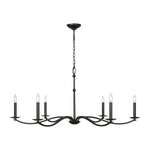 Featuring Wellen Extra Large Chandelier Aged Iron by Visual Comfort at Amethyst Home. Illuminate your space with the Wellen Extra Large Chandelier. Crafted from aged iron, this sophisticated chandelier adds a touch of elegance to any room. Featuring a grand size, it is perfect for creating a luxurious ambiance. Enhance your home decor with this exclusive piece.
Overall Dimension. Amethyst Home provides interior design, new construction, custom furniture, and area rugs in the Kansas City metro area