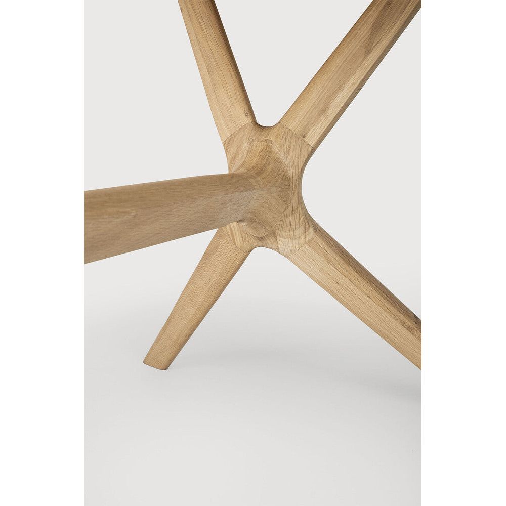 Featuring X Oak Rectangular Dining Table by Ethnicraft at Amethyst Home. Complex in its simplicity. The X table’s sturdy, yet intricate, construction is a true work of art and a credit to the most advanced woodworking techniques. With a seamless structural interplay between the unique shape of the legs and the soft lines of the tabletop, guests will enjoy the most comfortable seatin. Amethyst Home provides interior design, new construction, custom furniture, and area rugs in the Seattle metro area