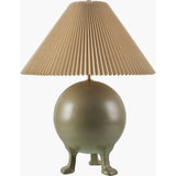 Featuring Xian Accent Table Lamp by Surya at Amethyst Home. Introducing the Xian accent table lamp, a stunning addition that effortlessly elevates the ambiance of any room. Crafted with a solid cement body and base, this lamp stands tall at 32 inches, promising not just illumination but also a statement of style. 
32" x 23" x 23"
Body Finish: Painted GrayBody M. Amethyst Home provides interior design, new home construction design consulting, vintage area rugs, and lighting in the Tampa metro area.