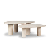 Zion Nesting Coffee Tables - Cream Marble | shipping 10/10/2026