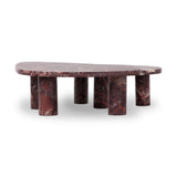 Zion Nesting Coffee Tables - Merlot Marble | shipping 10/10/2026