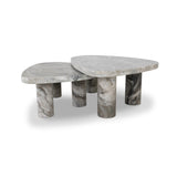 Zion Nesting Coffee Tables - Sage Onyx - Light Grey Onyx | shipping 08/14/2026