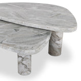 Zion Nesting Coffee Tables - Sage Onyx - Light Grey Onyx | shipping 08/14/2026