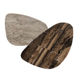 Zion Nesting Coffee Tables - Small Antique White Marble + Large Rocky Brown Marble - Antique White Marble | shipping 09/15/2026